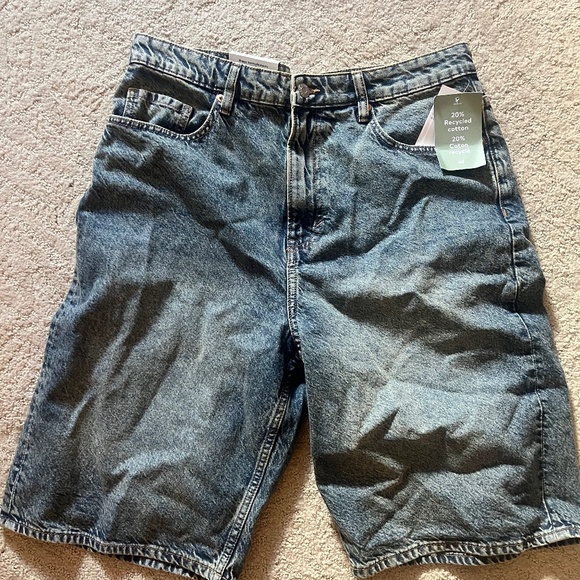 H&M High Waisted Baggy Bermuda Shorts (Brand New) - Picture 1 of 4